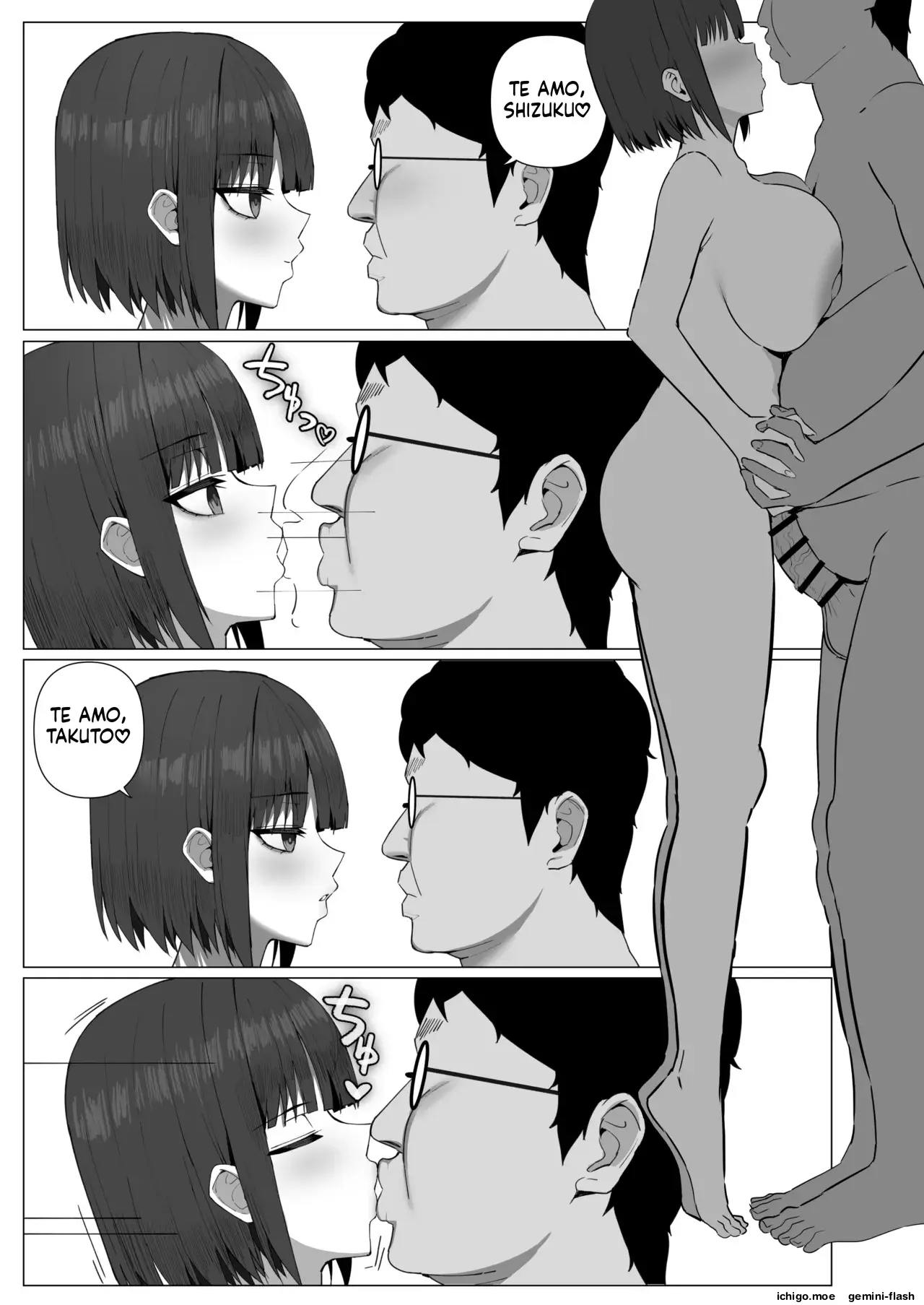 Muhyoujou Osananajimi ga Kimo Ota ni Ubawarete Love Love Berochuu Ecchi Shiteita 1 (Spanish) MTL capítulo 1 página 34