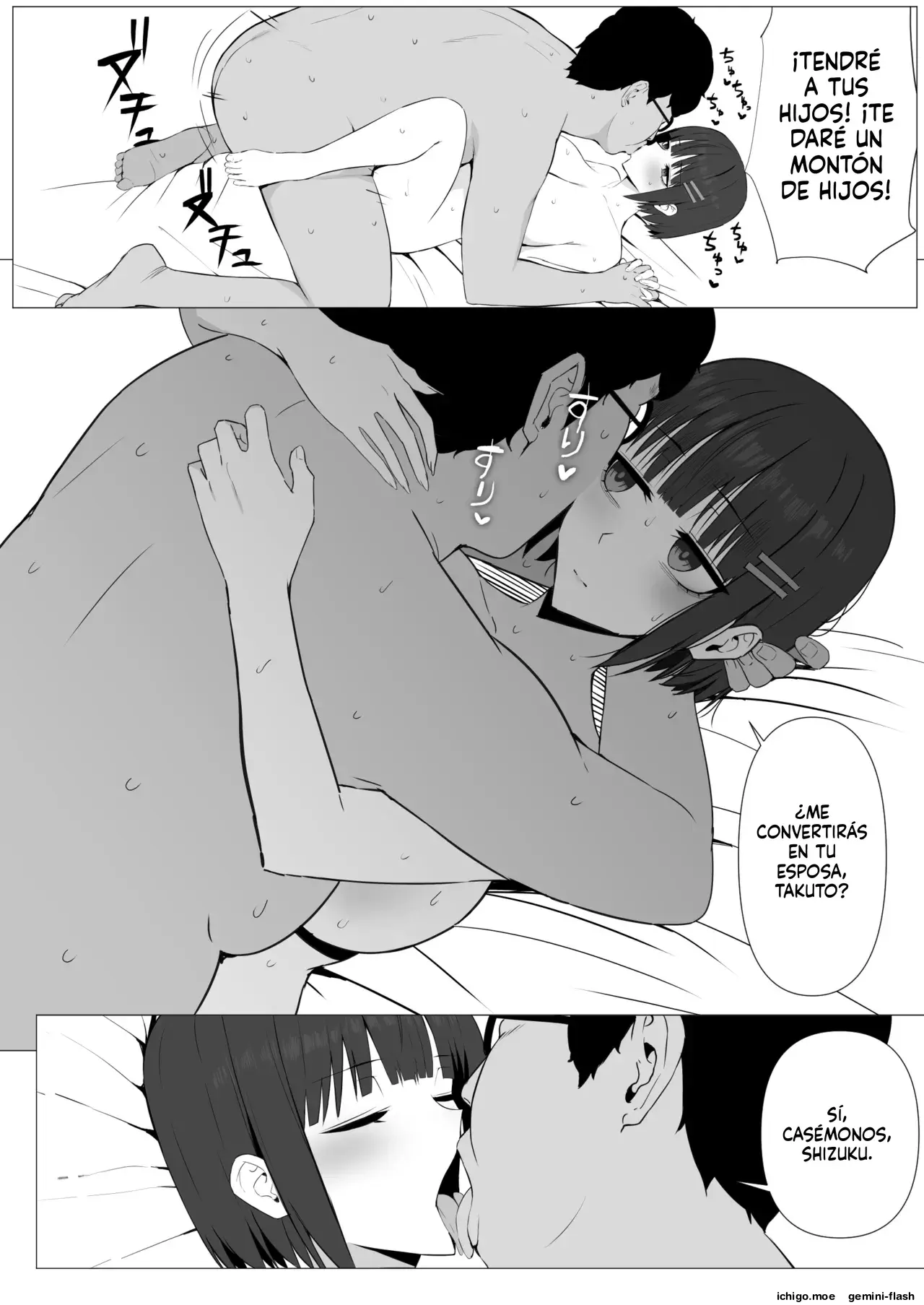 Muhyoujou Osananajimi ga Kimo Ota ni Ubawarete Love Love Berochuu Ecchi Shiteita 1 (Spanish) MTL capítulo 1 página 52