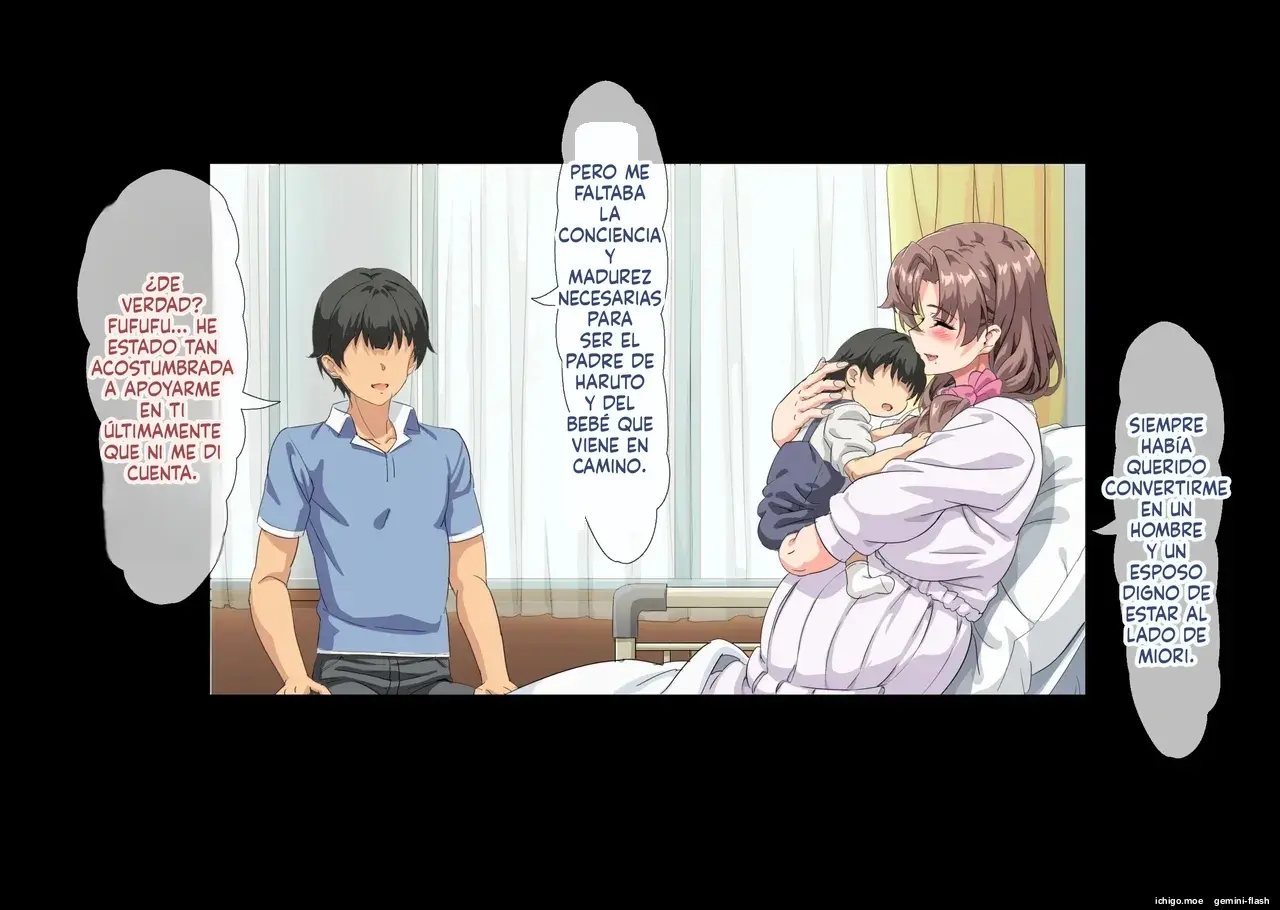 Boku wa Tomodachi no Okaa-san o Haramasetai 5 (Spanish) MTL capítulo 1 página 348