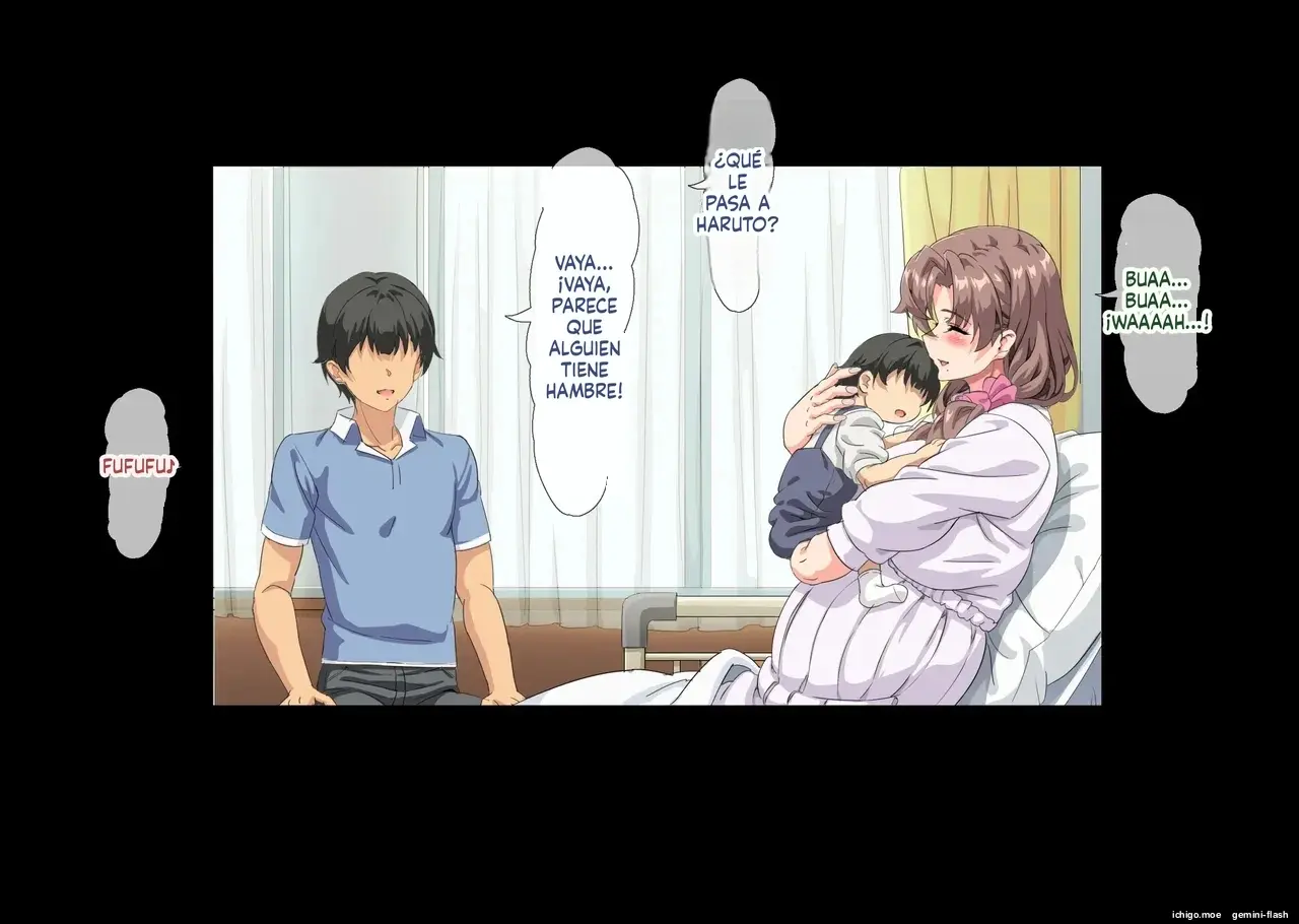 Boku wa Tomodachi no Okaa-san o Haramasetai 5 (Spanish) MTL capítulo 1 página 350