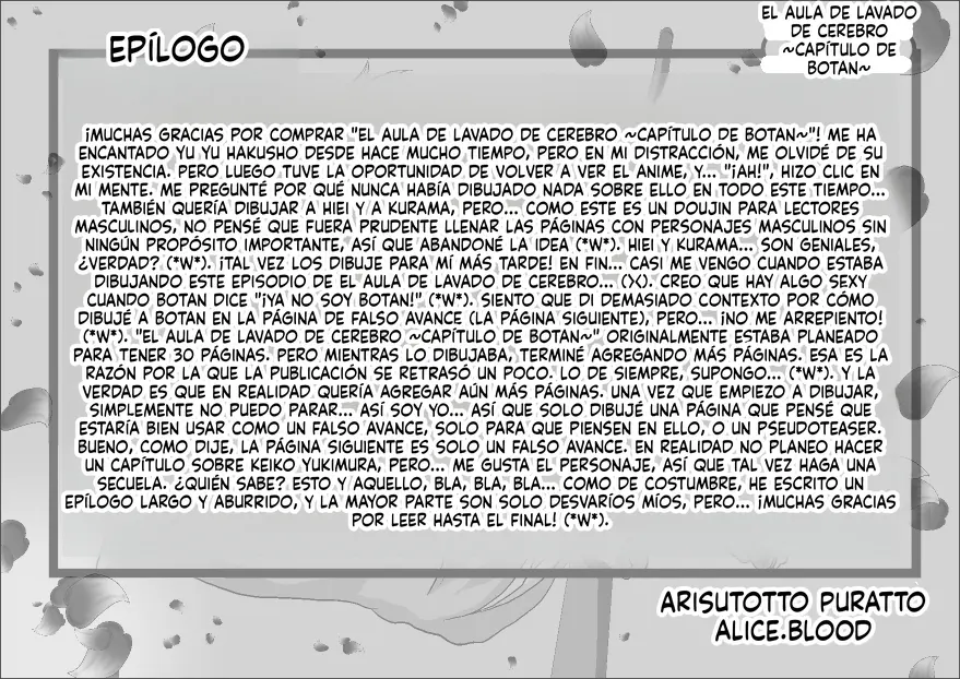 Brainwashing Classroom ~Botan Arc~ capítulo 1 página 36