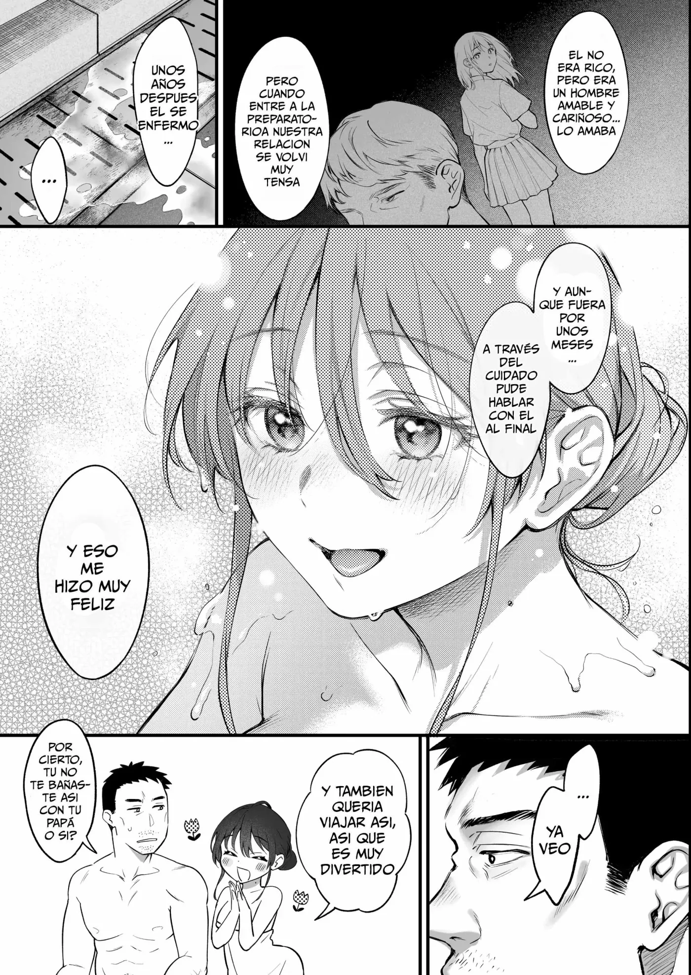 Shikatte Yurushite Atama o Nadete ~Bakunyuu Seiso na Kaigoshi ga Oji-san Daisuki na Riyuu~|Regañala, perdonala y acaricia su cabeza capítulo 1 página 24