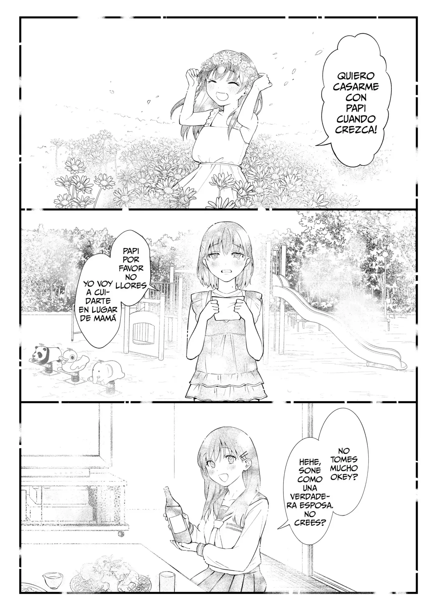 Shikatte Yurushite Atama o Nadete ~Bakunyuu Seiso na Kaigoshi ga Oji-san Daisuki na Riyuu~|Regañala, perdonala y acaricia su cabeza capítulo 1 página 61