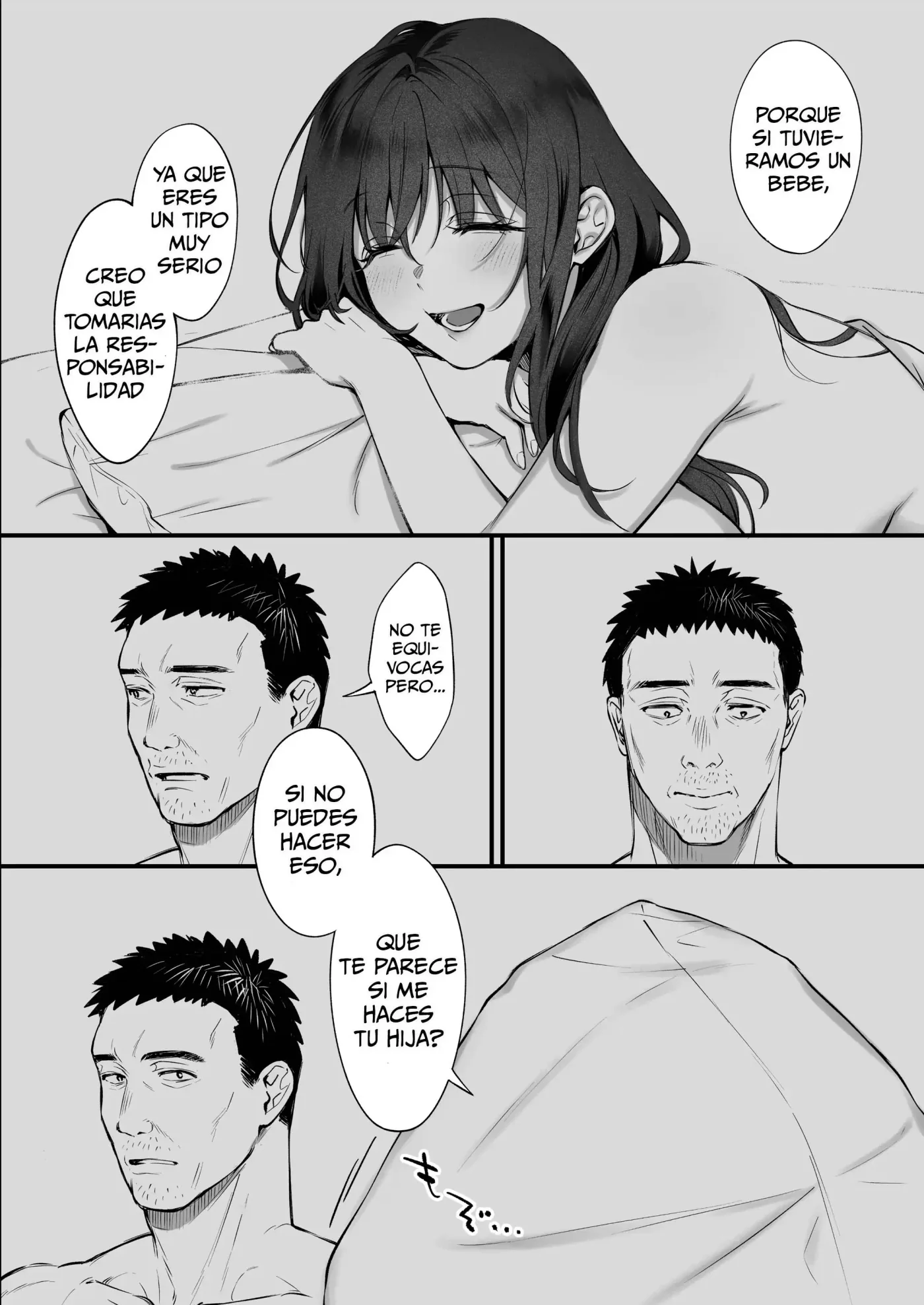 Shikatte Yurushite Atama o Nadete ~Bakunyuu Seiso na Kaigoshi ga Oji-san Daisuki na Riyuu~|Regañala, perdonala y acaricia su cabeza capítulo 1 página 71