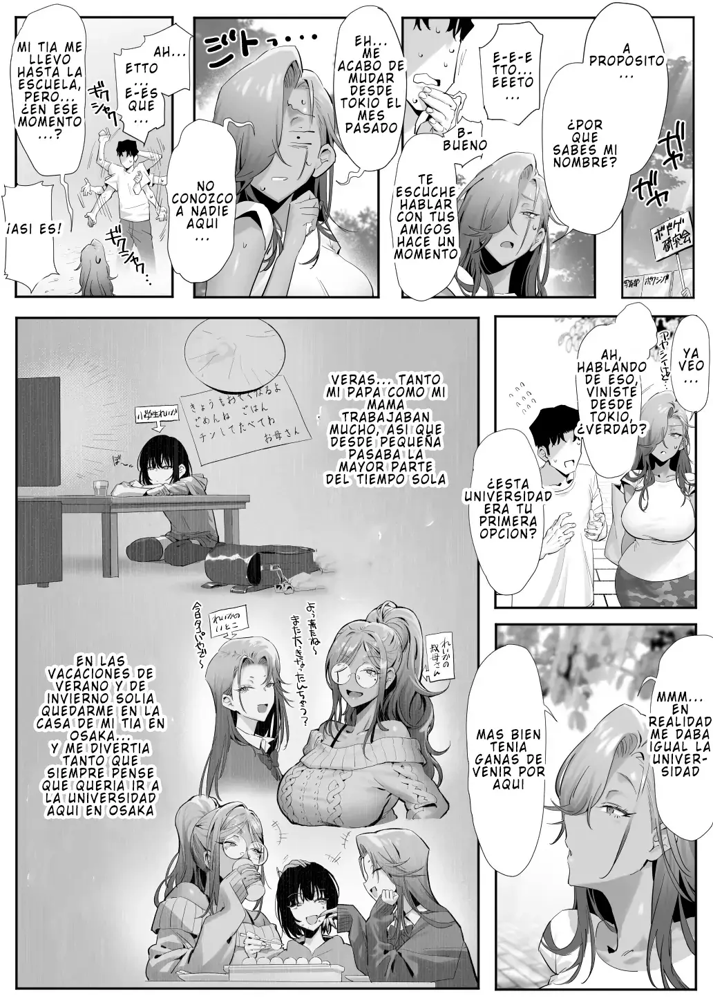 Mi jefa gyaru y la historia de infidelidad 3 capítulo 1 página 9