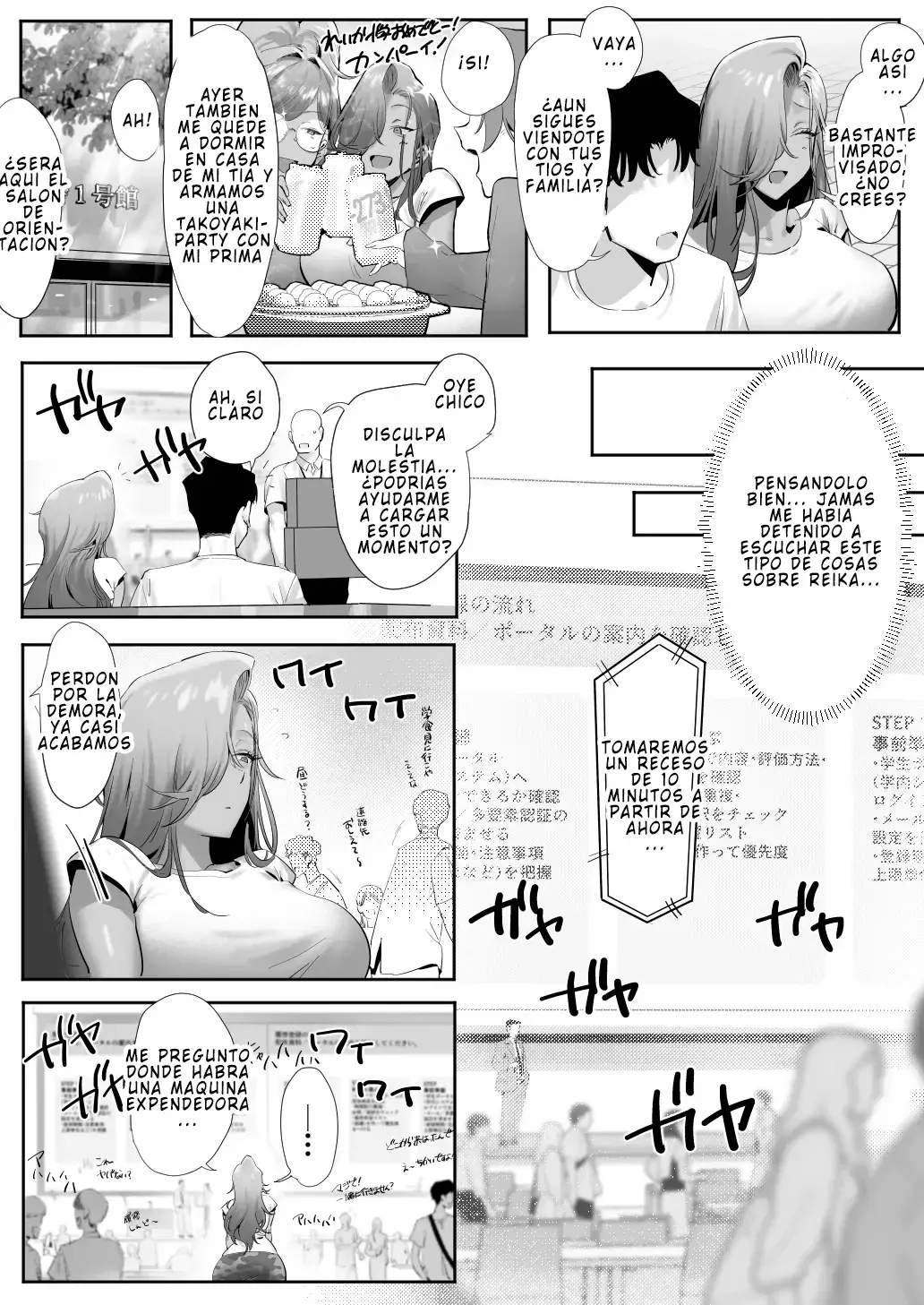 Mi jefa gyaru y la historia de infidelidad 3 capítulo 1 página 10