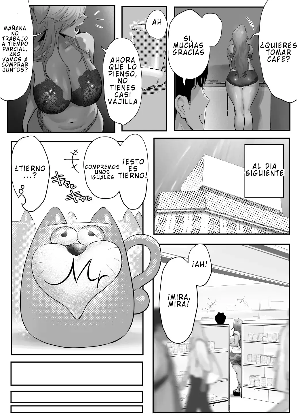 Mi jefa gyaru y la historia de infidelidad 3 capítulo 1 página 34