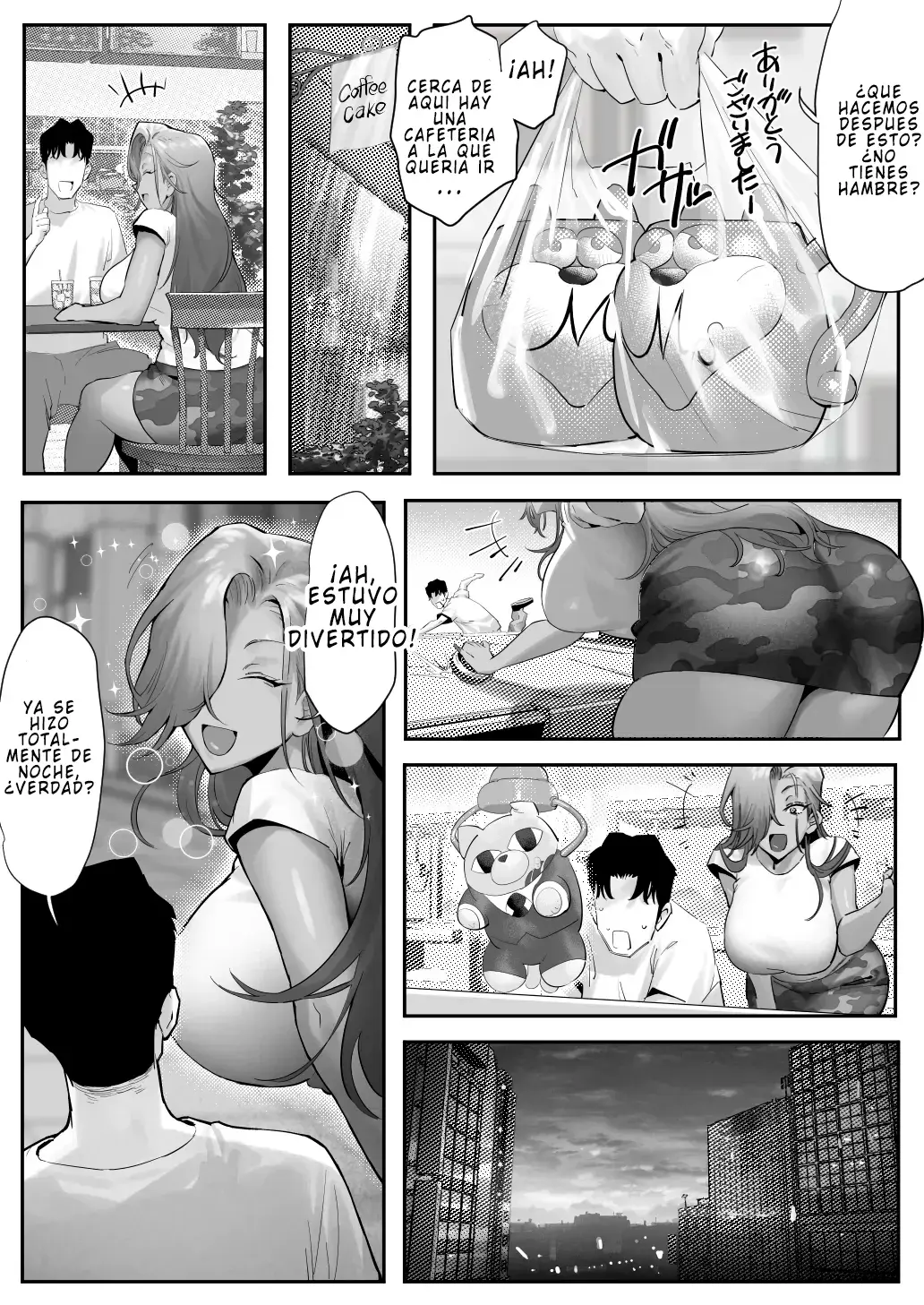 Mi jefa gyaru y la historia de infidelidad 3 capítulo 1 página 35