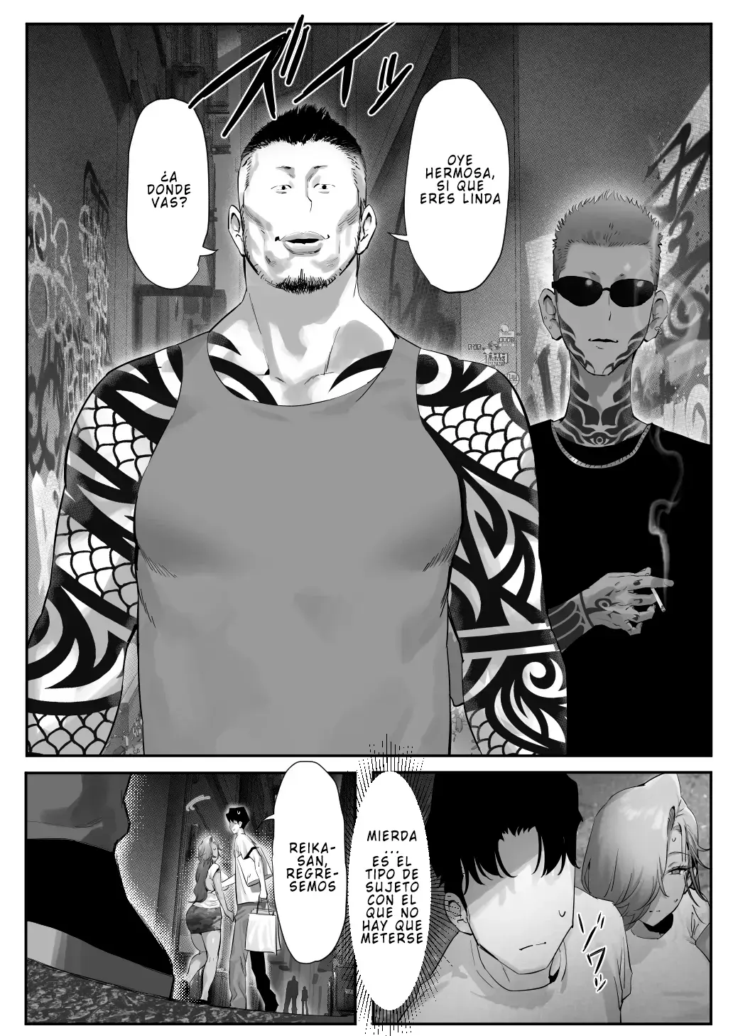 Mi jefa gyaru y la historia de infidelidad 3 capítulo 1 página 37