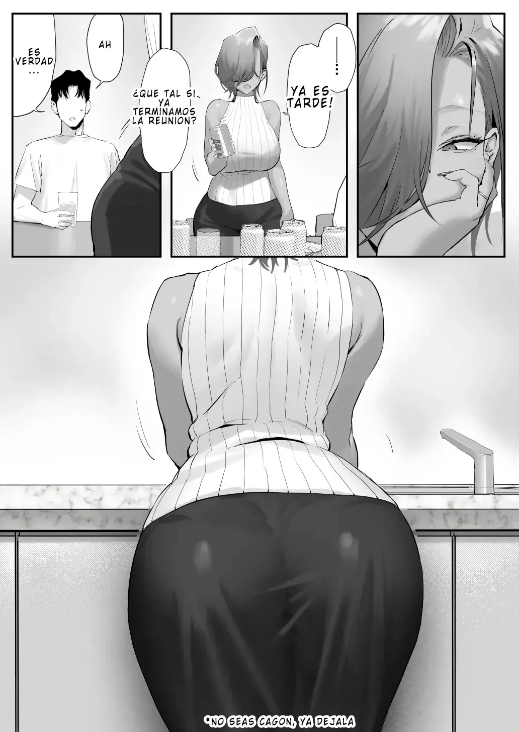 Mi jefa gyaru y la historia de infidelidad 3 capítulo 1 página 54