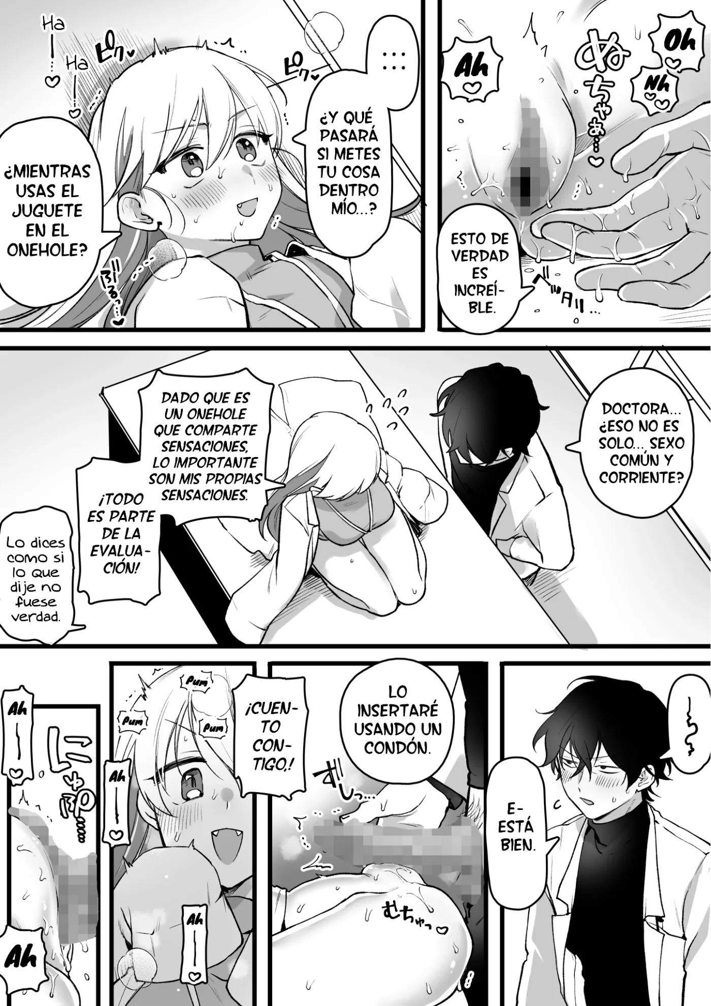 La doctora desarrolla un onehole que comparte sensaciones - Hakase Kankaku Kyouyuu Onaho Kaihatsu Suru capítulo 1 página 3